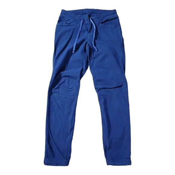North Face Blue Drawstring Womens Pants Size 4 Hiking Camping Outerwear - Picture 1 of 6